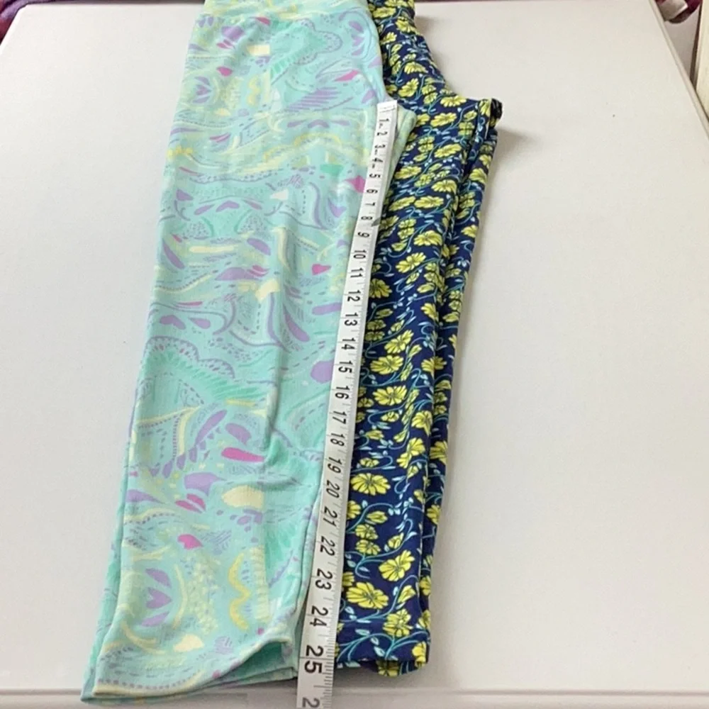 LuLaroe 2 Pair of Girls Leggings, OS